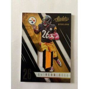 2016 Panini Absolute #16 Le'Veon Bell Custom Jersey Card (049)